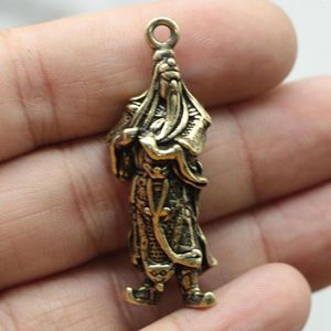 Charms 5 Pieces Copper Small Statues Figurine Novelty Gift Pendant Collectible For Decor Keychains Home Decoration Bracelet Necklace