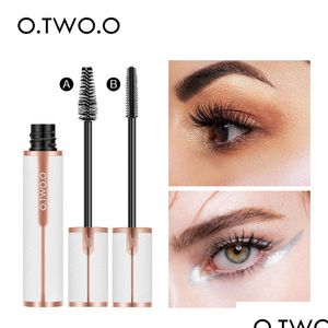 Mascara O.Two.O Waterproof 4D Silk Fiber Curling Volume Lashes Thick Lengthening Nourish Eyelash Extension Makeup Drop Delivery Heal Dhjpt