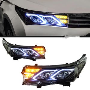 LED-glödlampa strålkastare för Toyota Corolla 20 14-20 16 Huvudljus Benz Stil Ersättningsdagsljus strålkastare