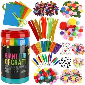 Intelligence Toys Arts & Crafts Supplies for Kids, todos em um DIY Crafting School Gindergarten Homeschool Set Toys Children 230307