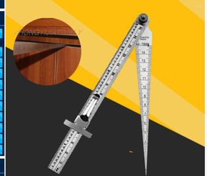 Professional Hand Tool Sets Stainless Steel Gap Ruler Tapered Wedge Feeler Gauge Triangular Hole Aperture 1-15mm.