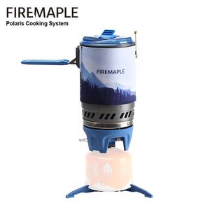 Camp Kitchen Fire Maple Polaris X5 System gotowania przenośny piec mikro regulator elektryczny doniczka do kempingu plecak wodny kotł 230307