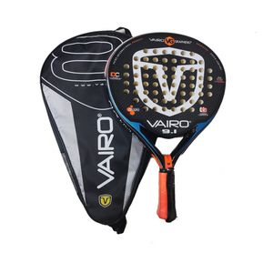 Tennis Rackets High Quality Padel Racket Series Palas 3 Layer Carbon Fiber Board Paddle EVA Face Beach Racquet Bag Vairo 91 360g 230307