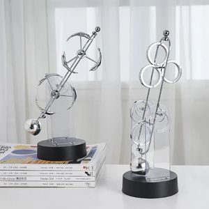 Oggetti decorativi Figurine Rotanti Moto perpetuo Ornamenti ton Pendolo Palla Equilibrio Decompressione fisica Giocattoli per bambini Home Office 230307