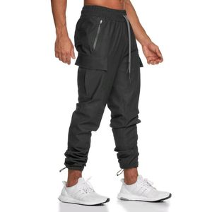 Men's Pants Mens Waterproof Durable Sweatpants Pockets Fitness Casual Jogger Men Pencil Outdoor Sport Running TrousersMen's