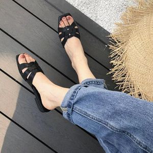 Pantofole 2023 Sandali da donna Scarpe per le donne Scegli Summer Apri Flip di spiaggia casual Flat Flip Flip Flop femminile