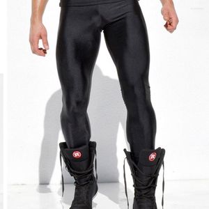 Pantaloni da uomo Pantaloni da uomo a vita alta attillati aderenti lunghi di marca Pantaloni sportivi a vita bassa dal design sexy a figura intera Boun22 da uomo