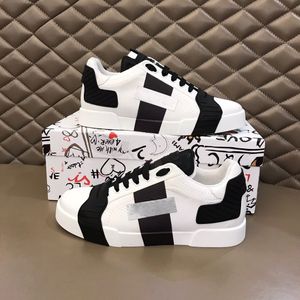 Designer Daymaster sapatos casuais letra D G tênis masculino decotado fundo plano sorrento estampado branco preto tênis de couro