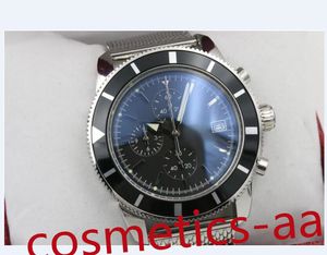 Relógio de luxo para homens, relógios Ocean Mans, cronógrafo, movimento de quartzo, 47 mm, moda, relógios de pulso, 1884, relógios luminosos de safira