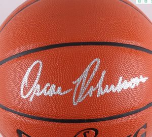 Collectable robertson eriving hardaway Autographed Signed signatured signaturer auto Autograph Indoor/Outdoor collection sprots Basketball ball