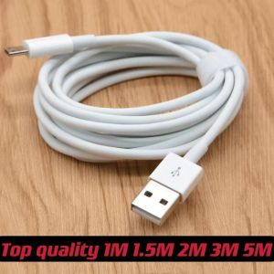 Snabb laddare USB-C 1M 1,5m 2m 3M 5M Höghastighetstyp-C Micro USB-kablar för Samsung Huawei Xiaomi Galaxy S8 S9 S10 Obs 9 Universal Data
