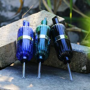 LTQ Vapor Wax oil Collector Smoking Pipe Plastic tank with Glass Straw Oil Rigs Water pipes smoke accessories dab rig dabber tool