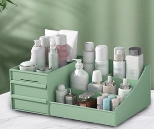 Pudełka do przechowywania pojemniki do makijażu Organizator kosmetyków z przedziałami szuflady narzędzia do paznokci pomadki Lip G4114924