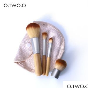 メイクアップブラシo.two.o 4pcs/lot blahae brushファンデーション化粧品フェイスパウダービューティーツールアイシャドウドロップデリバリーヘルスツールac dhjgh