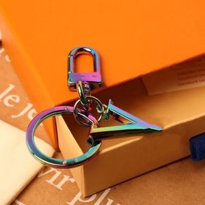 Luxury designer keychain bag pendant laser car key chain senior lanyard trend jewelry