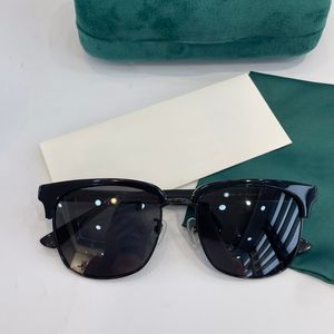 0382 Black/Gray Squared Sunglasses for Women Men Fashion Sun Glasses Designers Sunglasses Shades Occhiali da sole Glasses UV400 Eyewear with Box