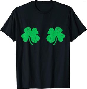 Heren t shirts shamrock borsten t-shirt Irish St Patricks Day Shirt