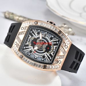 LAW Top Waterproof Watch Men's Silicone Strap Sports Quartz Watch Men's Diamond Dial Chronograph Watches