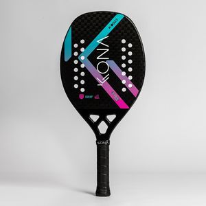 Tennis Rackets Professional Carbon Paddle Soft EVA Face With Padel Bag Cover For Men Women Training Accessories 230307