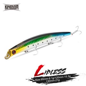 Esche Esche Kingdom Floating Minnow Fishing Wobblers Duro Artificiale Professionale Profondità 0106m 81g 153g 21g Tackle 230307