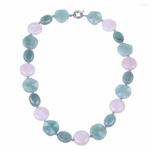 Kedjor Original Fashion Natural Stone Necklace Aventurine Quartz Beads Women Choker Jewelry