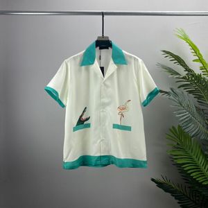 Erkekler Plus Tees Polos 2023 Yaz Yeni Moda Crew Boyun Tişört Pamuk Kısa Kollu Gömlek Hawaii Plaj Baskı Gömlek M-3XL H6D44