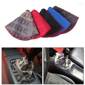 Steering Wheel Covers Bride Canvas Universal Shift Lever Knob Boot Cover Racing Collars