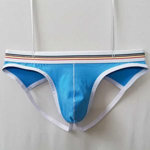 Underpants Sexy Men Underwear Thong Jockstrap Briefs Backless Cotton Jock Strap Homme Slip Erotic String Homens Cueca Gay Penis Pouch