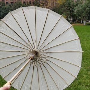 Großhandel Braut Hochzeit Sonnenschirme Weißer Papierschirm Chinesischer Mini-Handwerksschirm 4 Durchmesser 20 30 40 60 cm