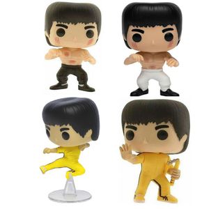 أرقام Funko Pop Bruce Lee Anime #218 #219 PVC Action Figure Toldible Toys Toys Childrens Gift274o