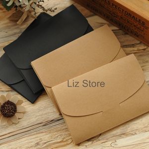 Kraft Paper Postcard Envelope Greeting Card Photos Wrap Envelope Wedding Christmas Invitation Cards Envelopes Packing Supplies TH0880