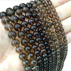 Beads Other Wholesale Scotland Smoky Quartz Round Natural Stone For Jewelry Making DIY Bracelet Neckalce 6/8/10/12MMOther OtherOther