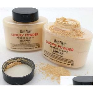 Ansiktspulver Ben Nye Lyx 42G Ny Naturlig Lös Vattentät Näringsrik Banan Ljusare Långvarig Drop Leverans Hälsa Skönhet Makeup Dhrrs