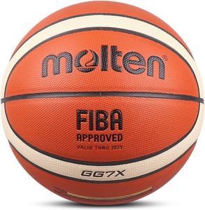 Palloni Pallacanestro Indoor Outdoor Approvato FIBA Taglia 7 Pelle PU Match Training Uomo Donna baloncesto 230307