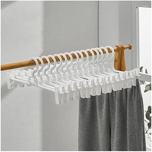 Hangers 5PCS Rotating Pants Clip Trouser Storage Skirt Rack Home Wardrobe Shelf Space Saving Organizer