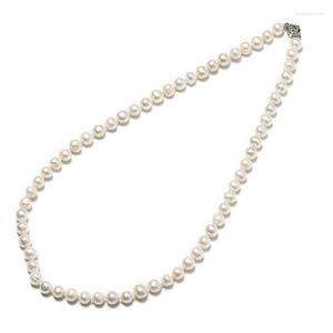 Chains Fashion Pearl Natural Necklace Female 2023 Retro Creative Elegant Temperament Wedding Party All-match Gift Wholesale