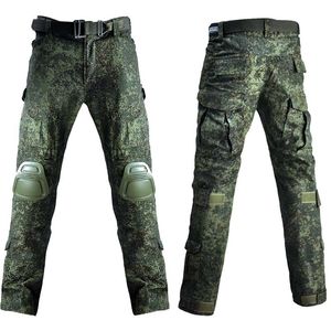 Calças masculinas Exército tático russo camufladores de camuflagem ao ar livre ripstop cargo calça de calça de calça de caça de roupas de luta de luta de luta