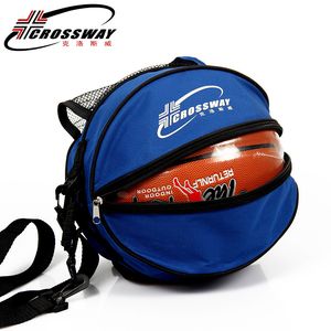 Баскетбольные баскетбольные шарики сумки Universal Sport Football Volleyball Bratchback Сумка круглая форма регулируемая наплечника рюшат