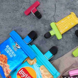 300Pcs di Conservazione di Alimenti Clip Sacchetto di Sigillo Fresco Snack Chiudi Clip di Plastica A Prova di Umidità Morsetto di Tenuta di Tenuta Fresca per Uso Domestico