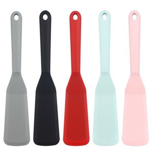 Peças de panela de panela de silicone Fritar espátula não bastão bife spatula de alta temperatura resistência panqueca shovel shovel kitcher ferramenta 18 5xw rree3