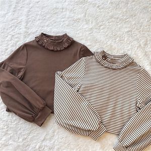 Felpe con cappuccio da uomo HOUZHOU Kawaii Orso colletto ricamato Top giapponese vintage morbida ragazza felpa con maniche a lanterna a righe pullover carino 230308