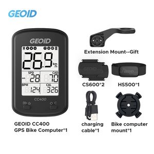 Computadores de bicicleta GEOID GPS Computador de bicicleta Ciclismo ANT Bluetooth Bicicleta Velocímetro sem fio MTB Ciclocomputador Odômetro de ciclo Sensor de cadência IGP 230308