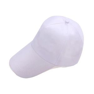 Cappello per berretti da baseball con trasferimento di calore in poliestere con cappuccio per sublimazione in bianco normale con snapback regolabile all'ingrosso FY55292 tt0308