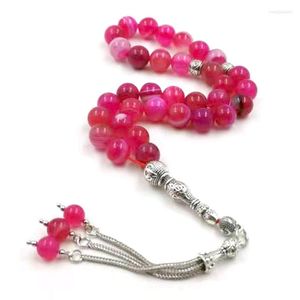 Strand 2023 Stile Tasbih Musulmano Rosario Naturale Agate Pietra Per L'8 Marzo Preghiera Regalo Perline 33 66 99 perline