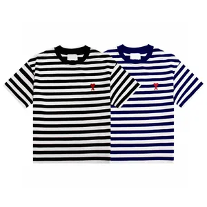 Мужские футболки больших размеров Поло Летняя одежда в полярном стиле с круглым вырезом и вышивкой и принтом из уличного чистого хлопка 121eq