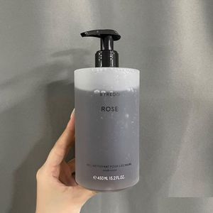 Outros itens de beleza de saúde byredo rose lava -lava de 450 ml nettoyant derrama les mains hanitizer sabonete líquido 15.2fl.oz bom cheiro rápido dhajv