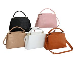 Kadın çantalar timsah desen hobo el çantası omuz çantaları totes moda alışveriş satchels deri crossbody messenger çantaları lüks tasarımcı cüzdan cüzdan