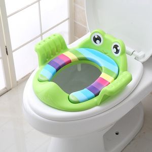 Other Bath Toilet Supplies Baby Seat Cushion Child Auxiliary Portable with Armrest Bathroom 230308