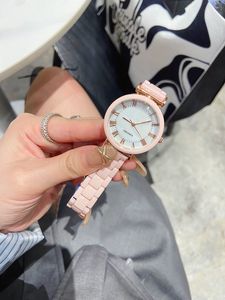 Orologi da polso per orologi da donna 2023 Orologio al quarzo da 32 mm a tre punti Top Luxury Brand Custodia in ceramica Accessori da donna Fritillaria Perla Forma rotonda Moda Tipo ARMA