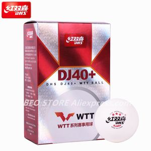 Table Tennis Balls DJ40 3Star WTT Competizione ITTF Materiali a 3 stelle in plastica ABS Original Ping Ping 230307